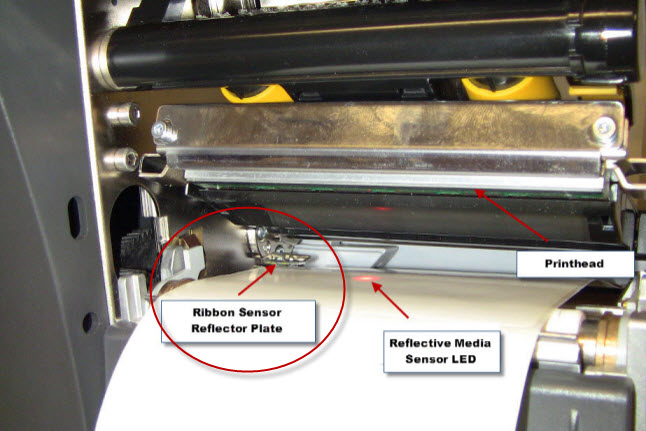 Zebra Label Printer Error Condition Ribbon Out